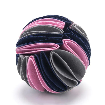 Foldable Dog Snuffle Ball for IQ Training Games