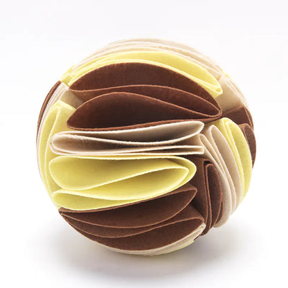 Foldable Dog Snuffle Ball for IQ Training Games